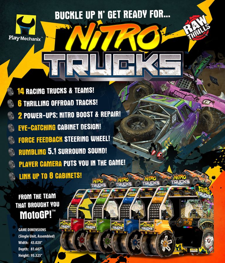 Nitro Trucks, toutes les salles d'arcade où y jouer en France